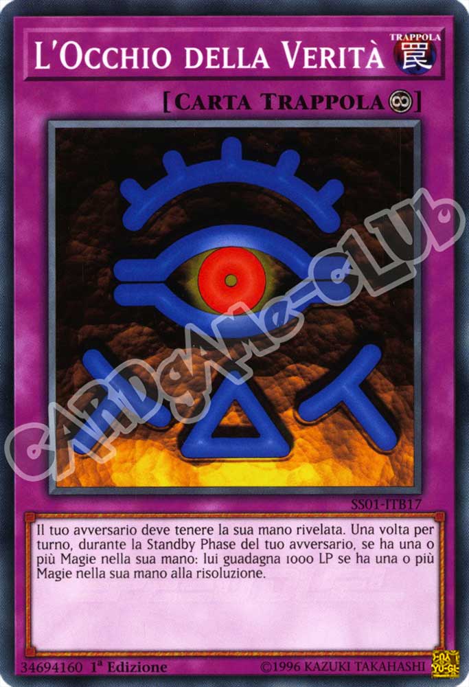 SS01-ITB17 L'Occhio della Verita' comune 1a Edizione (IT) -NEAR MINT-