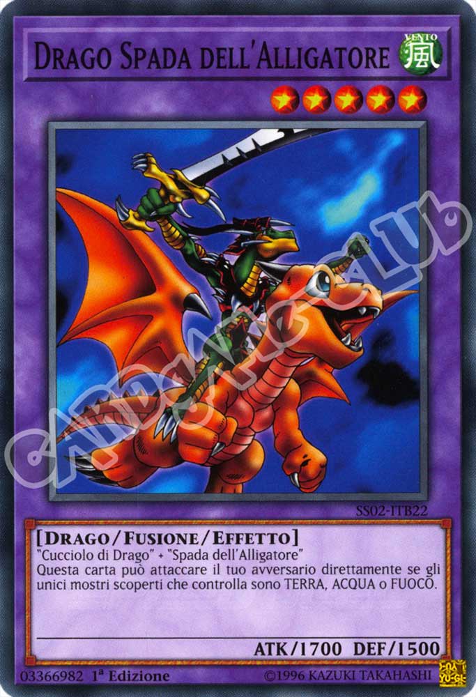 SS02-ITB22 Drago Spada dell'Alligatore comune 1a Edizione (IT) -NEAR MINT-