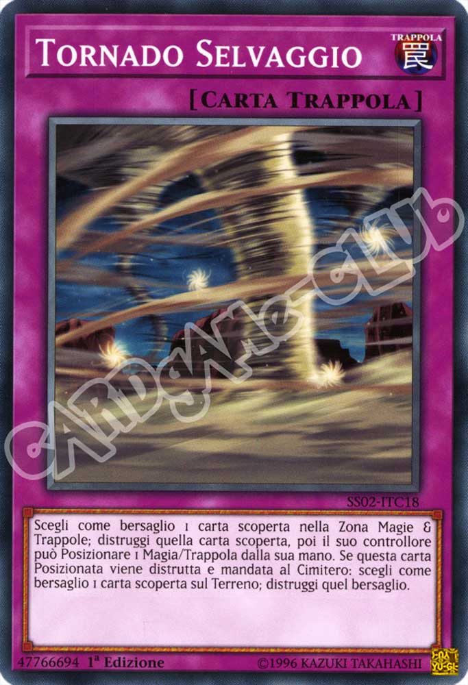 SS02-ITC18 Tornado Selvaggio comune 1a Edizione (IT) -NEAR MINT-