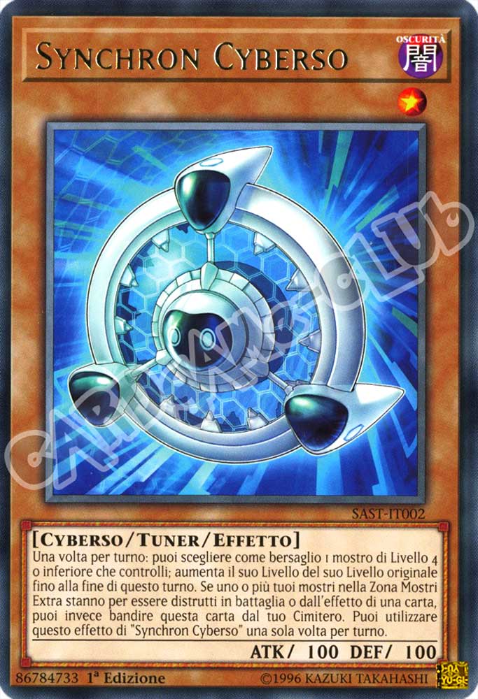 SAST-IT002 Synchron Cyberso rara 1a Edizione (IT) -NEAR MINT-