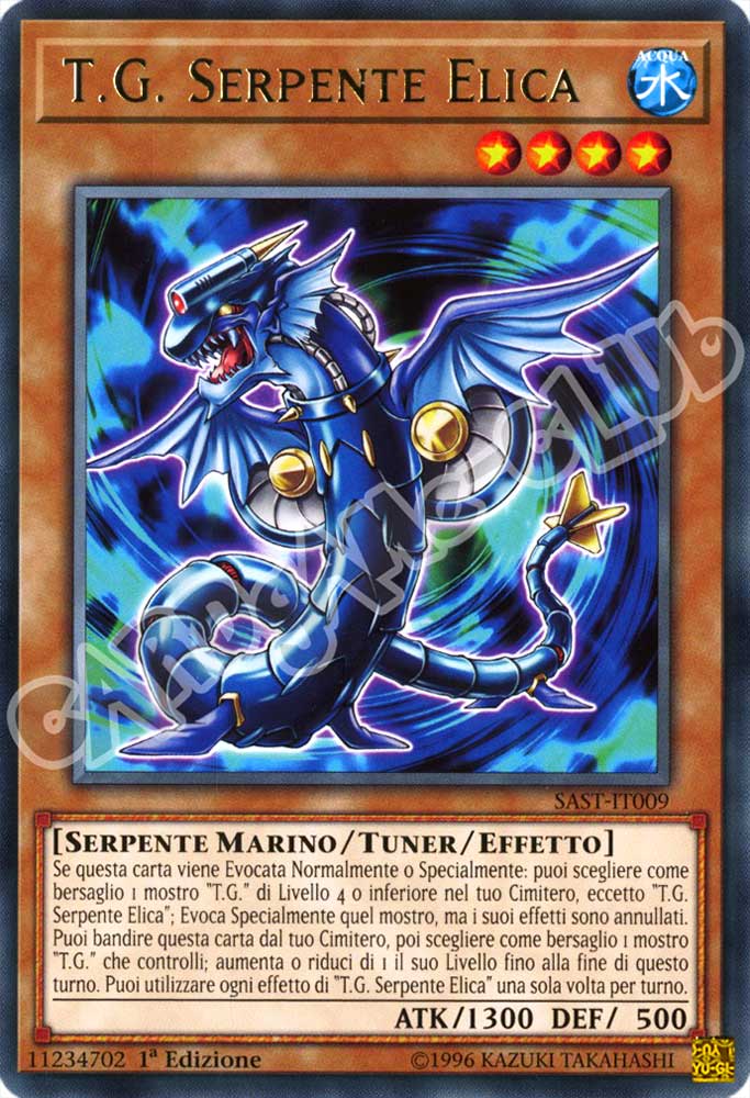 SAST-IT009 T.G. Serpente Elica rara 1a Edizione (IT) -NEAR MINT-