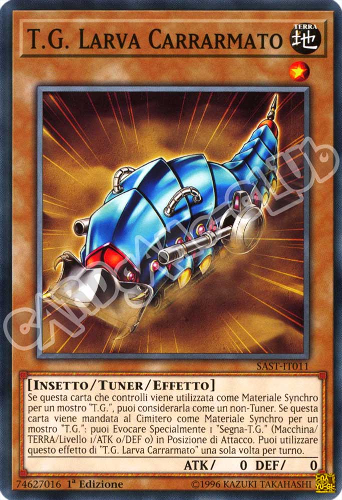 SAST-IT011 T.G. Larva Carrarmato comune 1a Edizione (IT) -NEAR MINT-