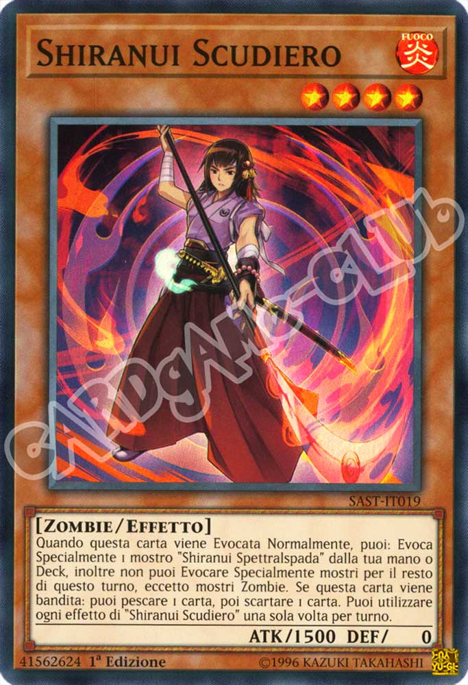 SAST-IT019 Shiranui Scudiero super rara 1a Edizione (IT) -NEAR MINT-