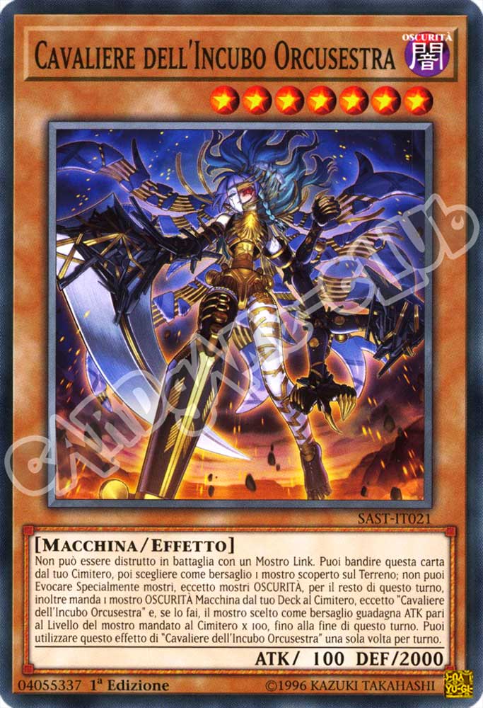 SAST-IT021 Cavaliere dell'Incubo Orcusestra comune 1a Edizione (IT) -NEAR MINT-