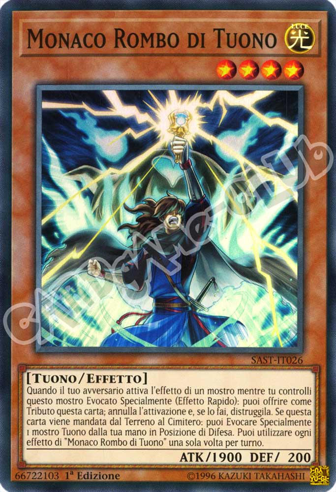 SAST-IT026 Monaco Rombo di Tuono super rara 1a Edizione (IT) -NEAR MINT-