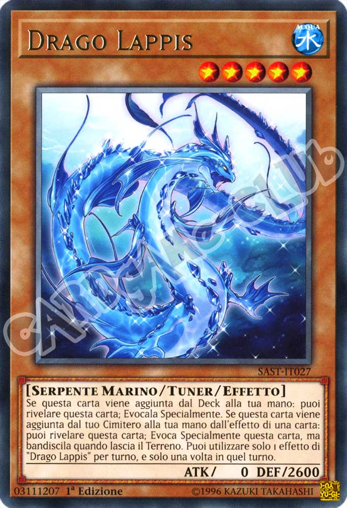 SAST-IT027 Drago Lappis rara 1a Edizione (IT) -NEAR MINT-