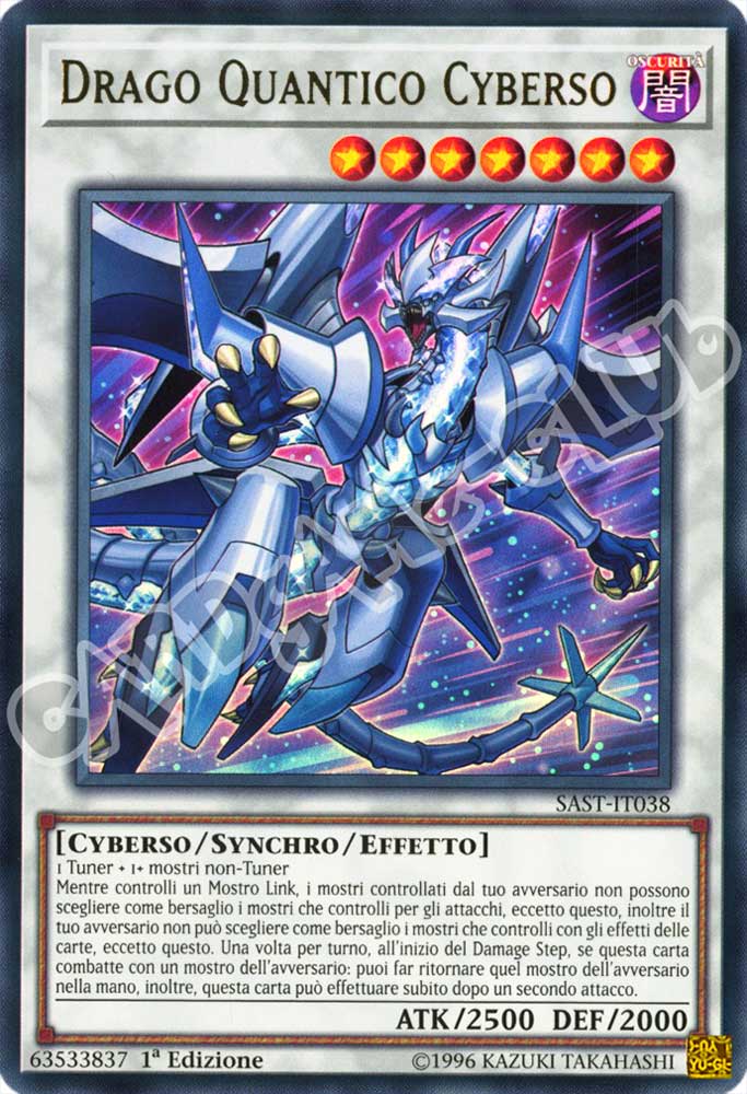 SAST-IT038 Drago Quantico Cyberso ultra rara 1a Edizione (IT) -NEAR MINT-