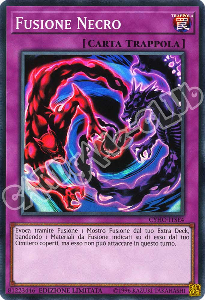 CYHO-ITSE4 Fusione Necro super rara Edizione Limitata (IT) -NEAR MINT-