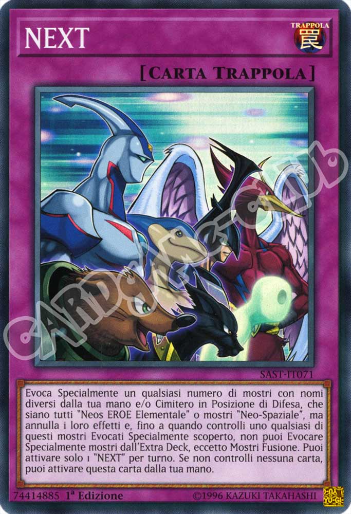 SAST-IT071 NEXT super rara 1a Edizione (IT) -NEAR MINT-