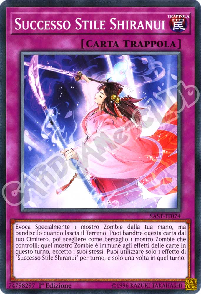 SAST-IT074 Successo Stile Shiranui comune 1a Edizione (IT) -NEAR MINT-
