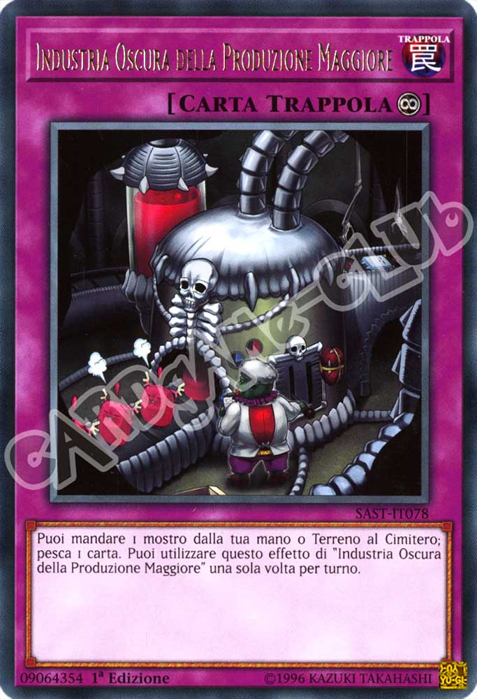 SAST-IT078 Industria Oscura della Produzione Maggiore rara 1a Edizione (IT) -NEAR MINT-