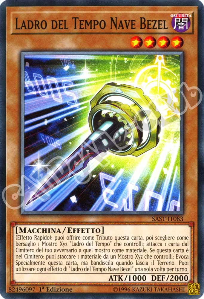 SAST-IT083 Ladro del Tempo Nave Bezel comune 1a Edizione (IT) -NEAR MINT-