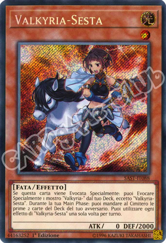 SAST-IT088 Valkyria-Sesta rara segreta 1a Edizione (IT) -NEAR MINT-