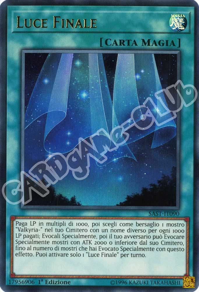 SAST-IT090 Luce Finale ultra rara 1a Edizione (IT) -NEAR MINT-