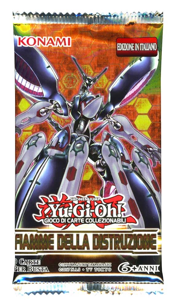 Fiamme della Distruzione unlimited busta 9 carte (IT)