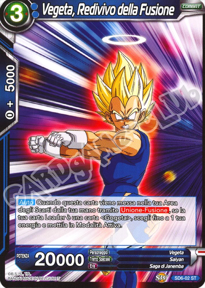 SD6-002 Vegeta, Redivivo della Fusione starter normale (IT) -NEAR MINT-