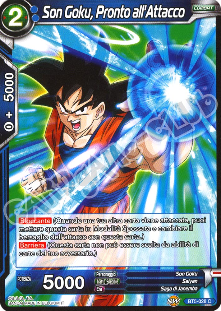 BT5-028 Son Goku, Pronto all'Attacco comune normale (IT) -NEAR MINT-