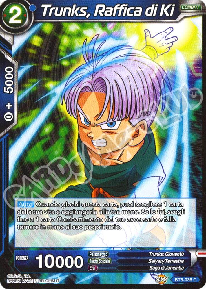 BT5-036 Trunks, Raffica di Ki comune normale (IT) -NEAR MINT-