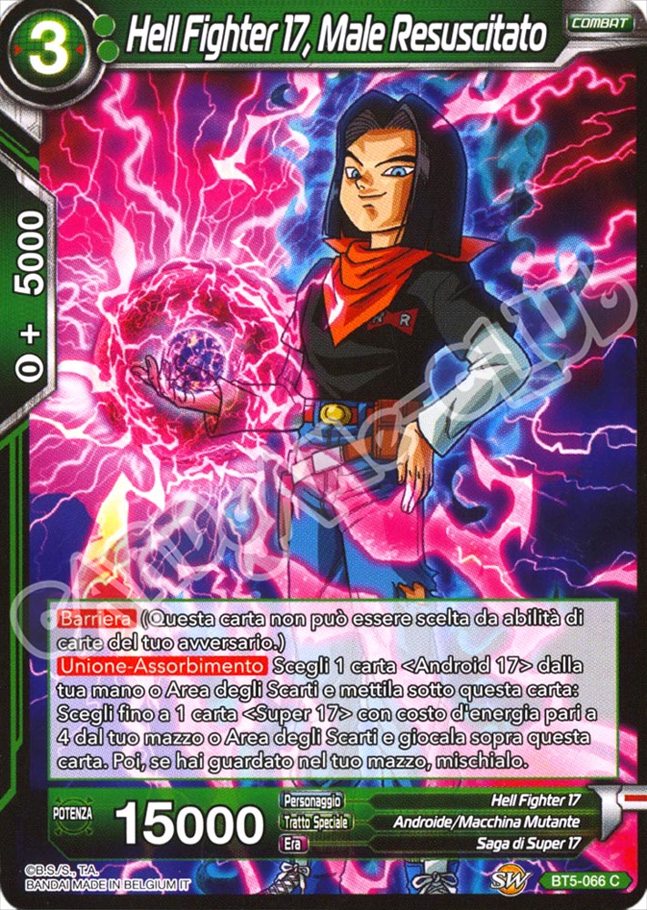 BT5-066 Hell Fighter 17, Male Resuscitato comune normale (IT) -NEAR MINT-