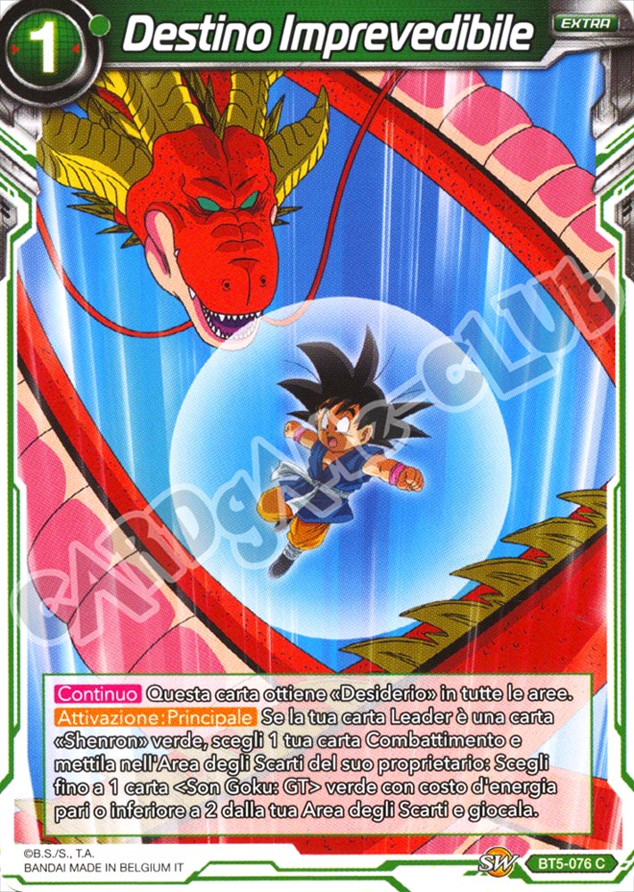 BT5-076 Destino Imprevedibile comune normale (IT) -NEAR MINT-