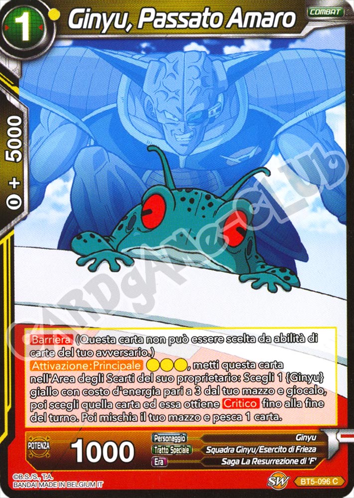 BT5-096 Ginyu, Passato Amaro comune normale (IT) -NEAR MINT-