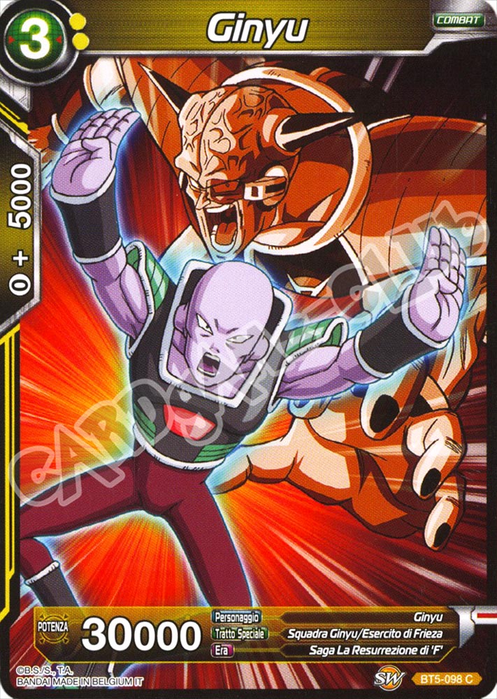 BT5-098 Ginyu comune normale (IT) -NEAR MINT-