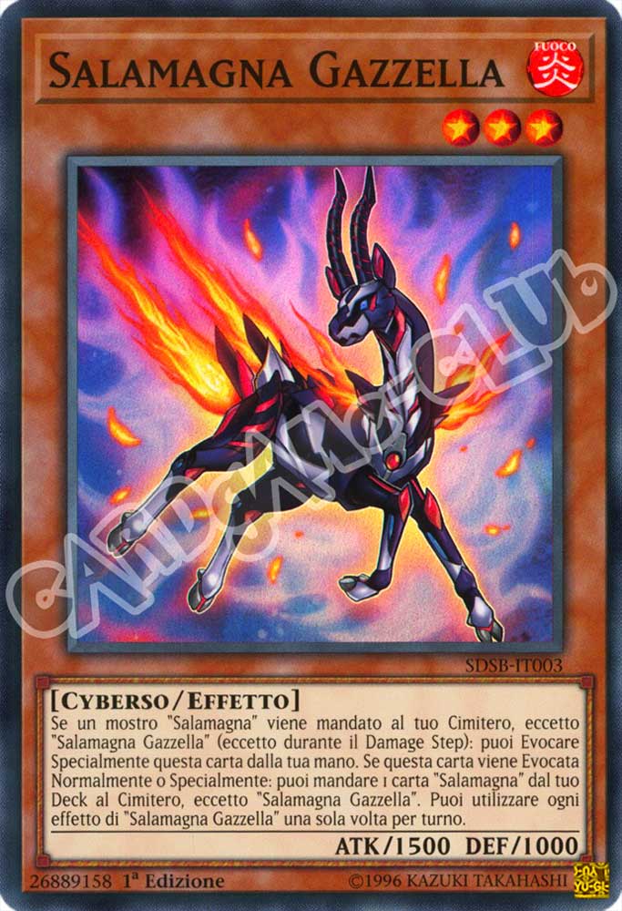 SDSB-IT003 Salamagna Gazzella super rara 1a Edizione (IT) -NEAR MINT-