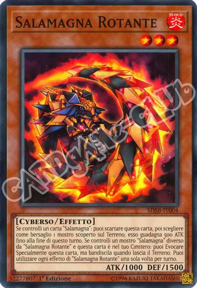 SDSB-IT004 Salamagna Rotante super rara 1a Edizione (IT) -NEAR MINT-