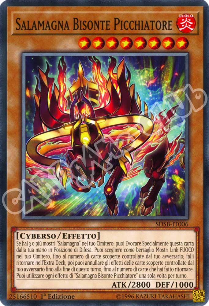 SDSB-IT006 Salamagna Bisonte Picchiatore comune 1a Edizione (IT) -NEAR MINT-