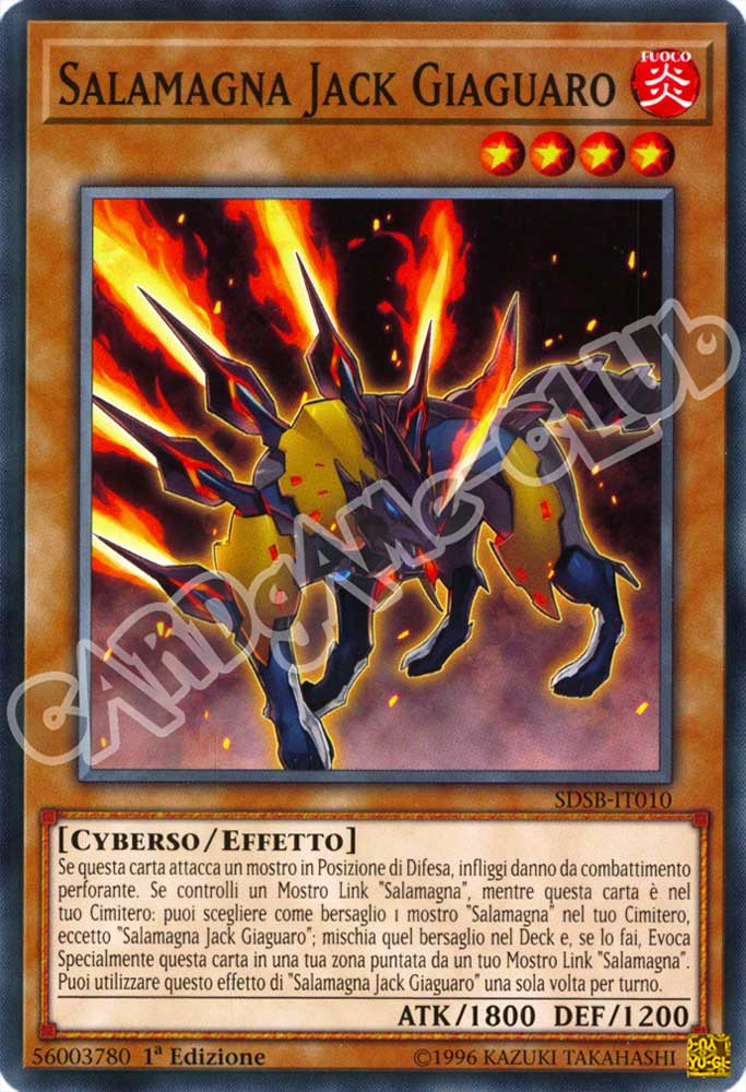 SDSB-IT010 Salamagna Jack Giaguaro comune 1a Edizione (IT) -NEAR MINT-