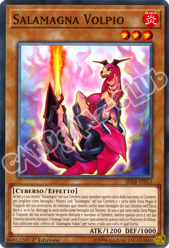 SDSB-IT013 Salamagna Volpio comune 1a Edizione (IT) -NEAR MINT-