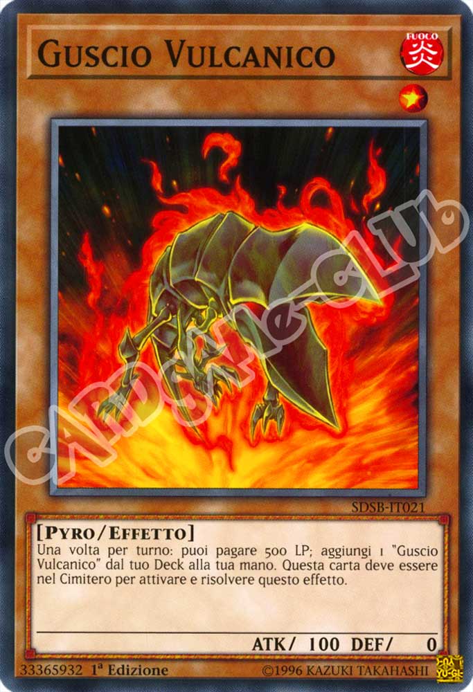 SDSB-IT021 Guscio Vulcanico comune 1a Edizione (IT) -NEAR MINT-