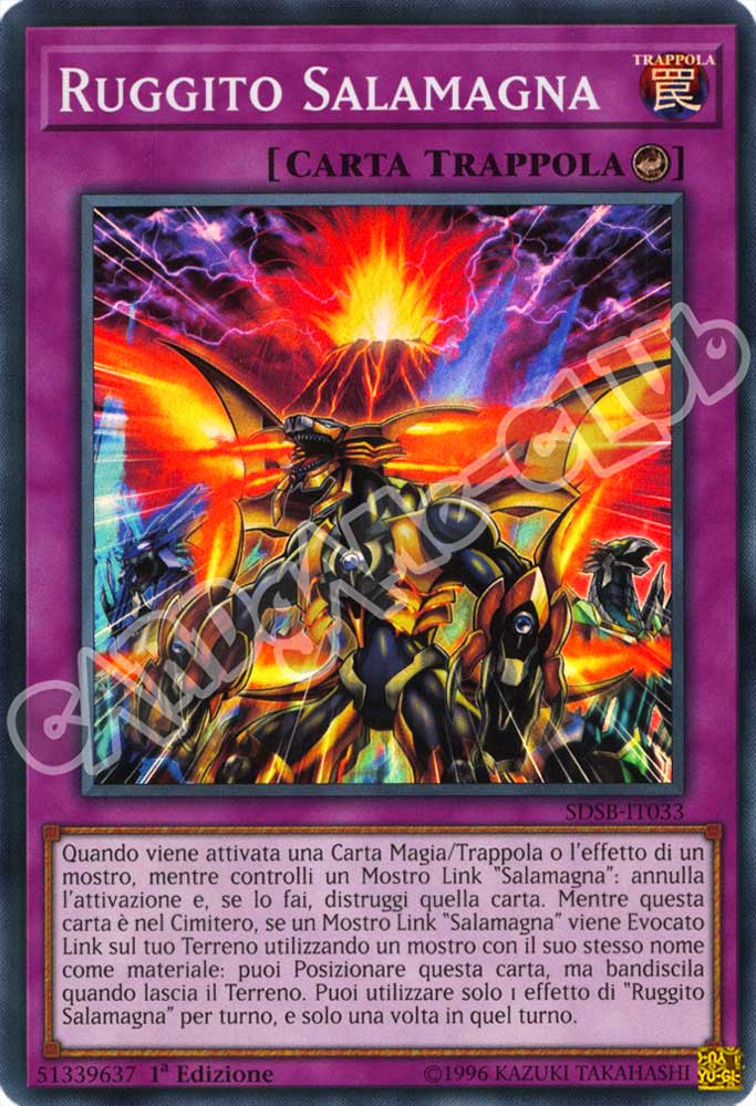 SDSB-IT033 Ruggito Salamagna super rara 1a Edizione (IT) -NEAR MINT-