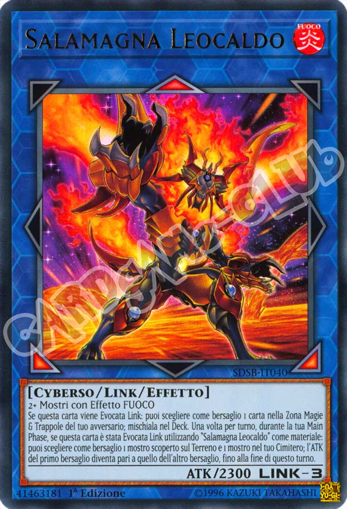 SDSB-IT040 Salamagna Leocaldo ultra rara 1a Edizione (IT) -NEAR MINT-