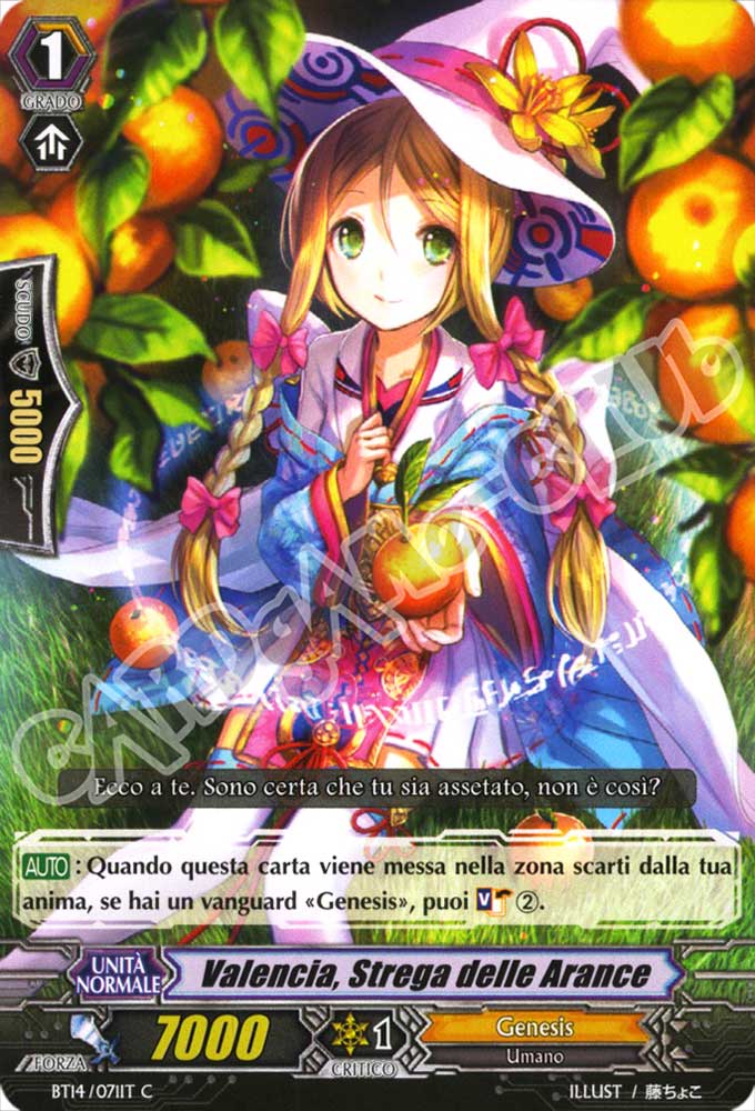 BT14-IT071 Valencia, Strega delle Arance comune normale (IT) -NEAR MINT-