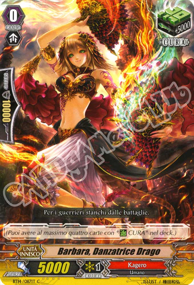 BT14-IT087 Barbara, Danzatrice Drago comune normale (IT) -NEAR MINT-