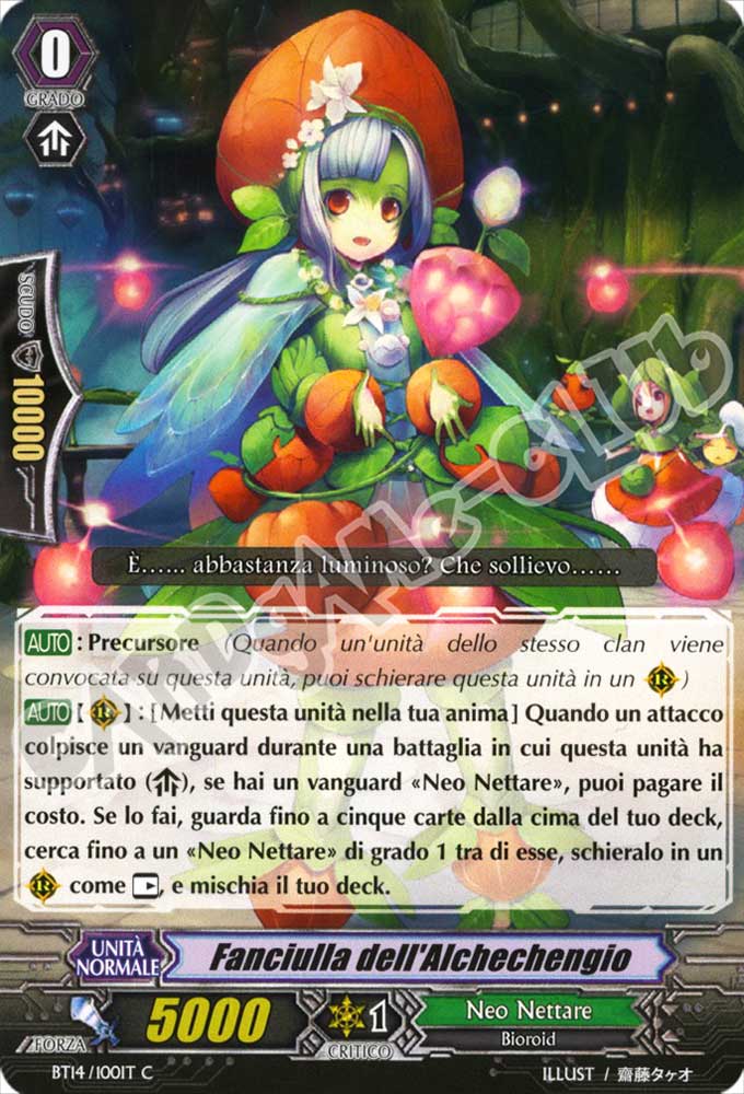 BT14-IT100 Fanciulla dell'Alchechengio comune normale (IT) -NEAR MINT-