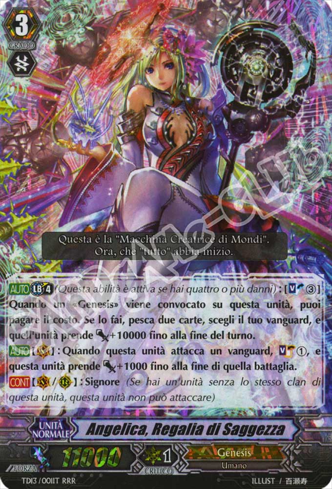 TD13-IT001 Angelica, Regalia di Saggezza tripla rara foil (IT) -NEAR MINT-