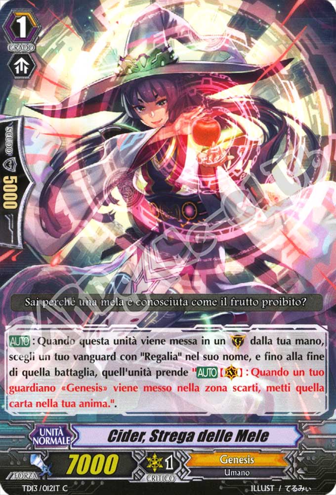 TD13-IT012 Cider, Strega delle Mele comune normale (IT) -NEAR MINT-
