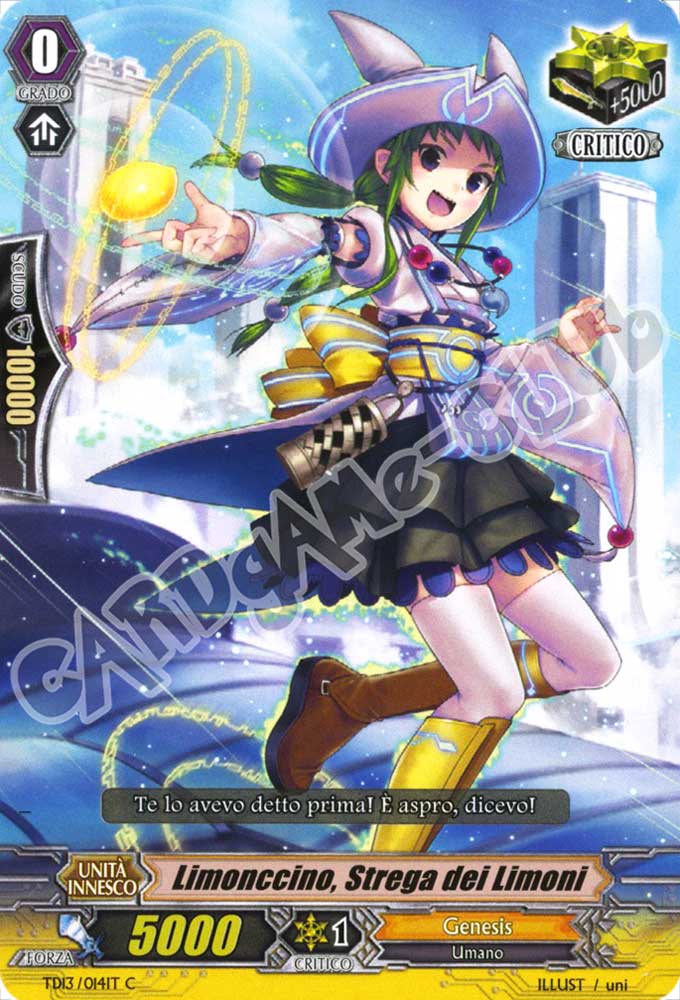 TD13-IT014 Limonccino, Strega dei Limoni comune normale (IT) -NEAR MINT-