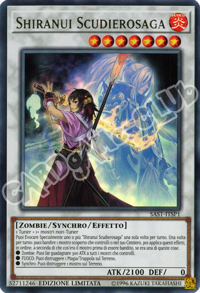 SAST-ITSP1 Shiranui Scudierosaga ultra rara Edizione Limitata (IT) -NEAR MINT-