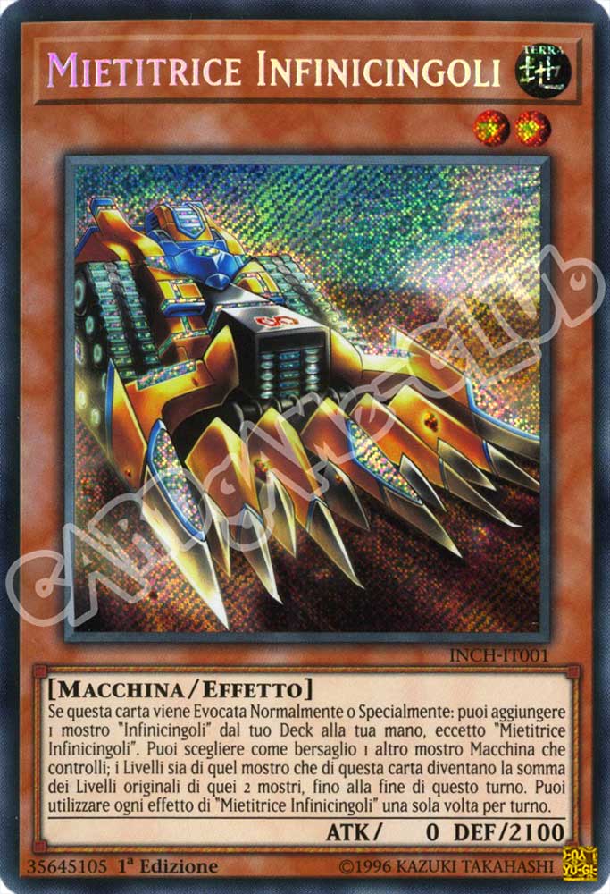 INCH-IT001 Mietitrice Infinicingoli rara segreta 1a Edizione (IT)  -GOOD-