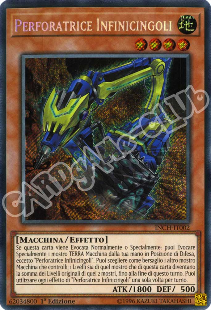 INCH-IT002 Perforatrice Infinicingoli rara segreta 1a Edizione (IT)  -GOOD-