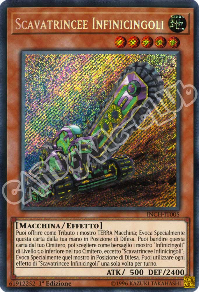 INCH-IT005 Scavatrincee Infinicingoli rara segreta 1a Edizione (IT)  -GOOD-
