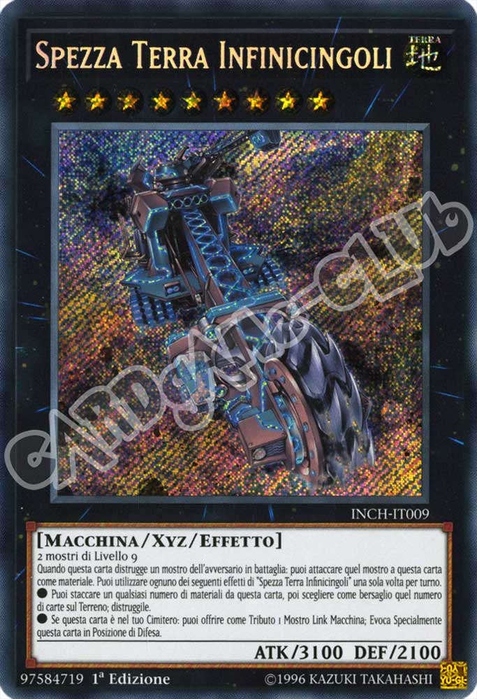 INCH-IT009 Spezza Terra Infinicingoli rara segreta 1a Edizione (IT) -NEAR MINT-