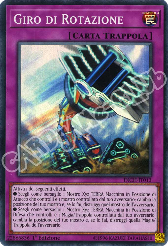 INCH-IT013 Giro di Rotazione super rara 1a Edizione (IT) -NEAR MINT-