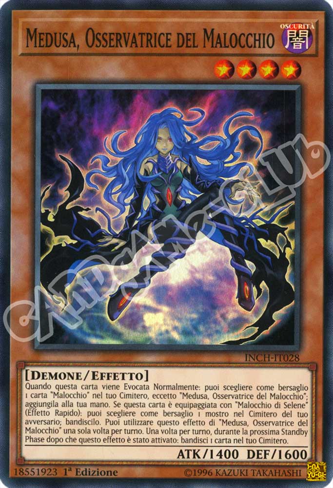 INCH-IT028 Medusa, Osservatrice del Malocchio super rara 1a Edizione (IT)  -GOOD-