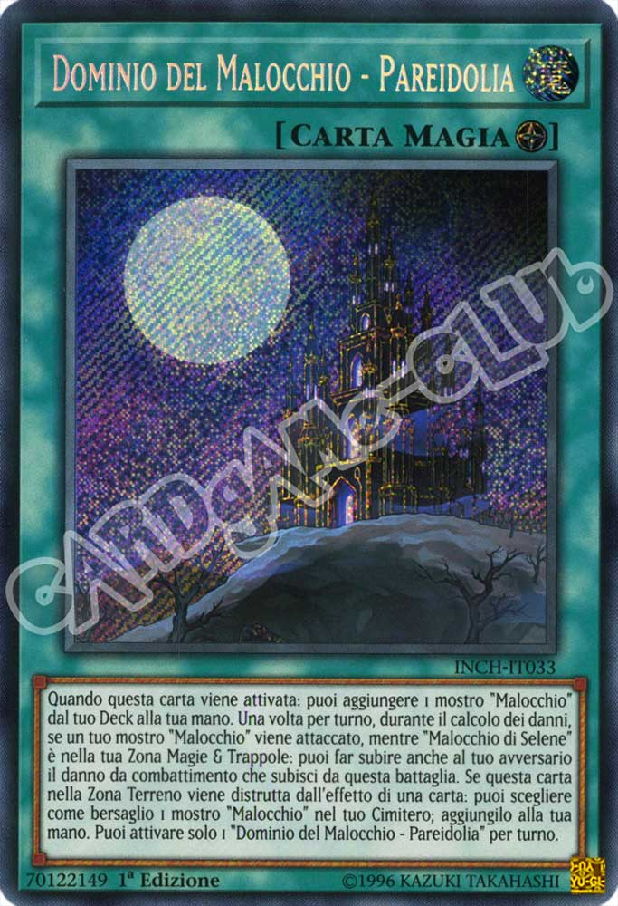 INCH-IT033 Dominio del Malocchio - Pareidolia rara segreta 1a Edizione (IT) -NEAR MINT-