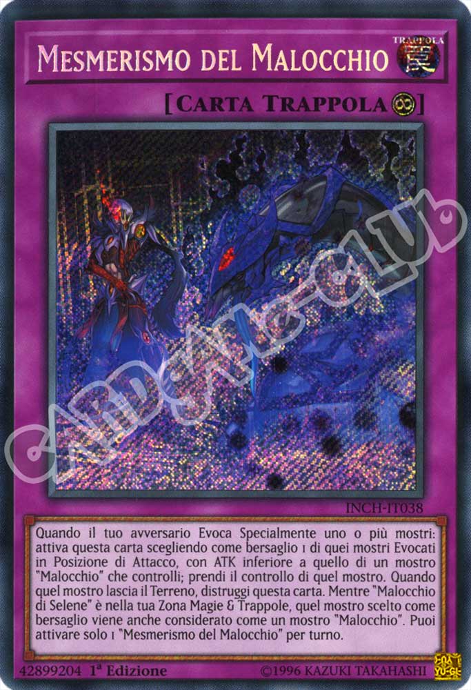 INCH-IT038 Mesmerismo del Malocchio rara segreta 1a Edizione (IT) -NEAR MINT-