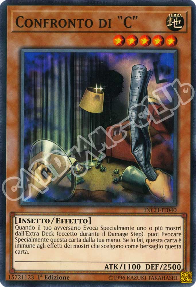 INCH-IT040 Confronto di "C" super rara 1a Edizione (IT) -NEAR MINT-